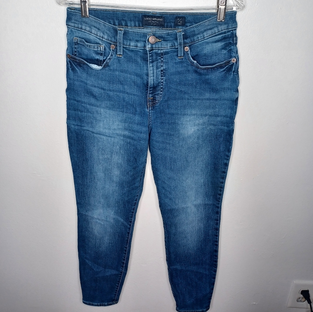 Lucky Brand Midi Rise Skinny Jeans Size 12